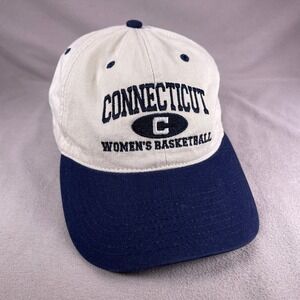 Connecticut Womens Basketball Hat Women OS Beige Strapback Cap Legacy Embroidere